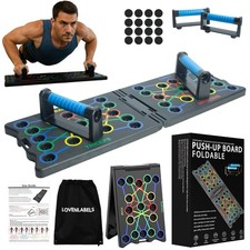 - Foldable Push-up Board  Workout Equipment for Strength Training  Bodyweig...
