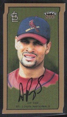 2003 Topps 205 Honest #3b Albert Pujols : Clear Logo