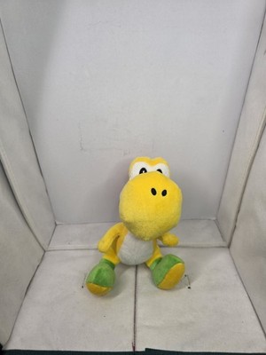Super Mario Bros Wii Yellow Yoshi Plush   Nintendo Soft Stuffed Toy 
