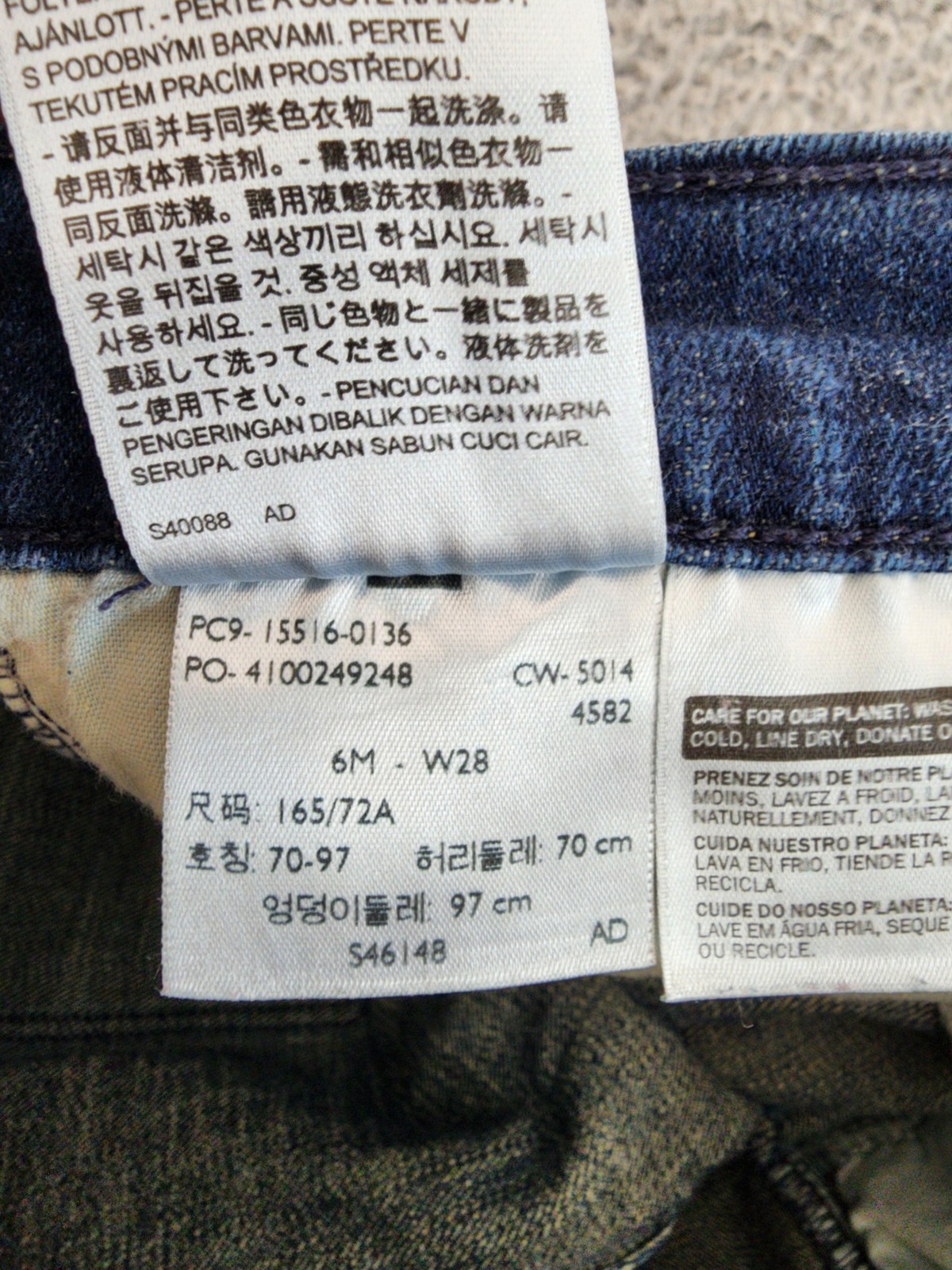 Levis 515 Bootcut Jeans Womens 6 Medium Blue Stretch Denim Classic Flare thumbnail 6