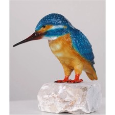 EISVOGEL AUF SOCKEL TIERFIGUR BRONZE NEU FROSTFEST DEKO METALLFIGUR BO-BS1539C