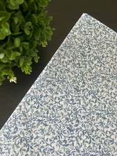 BLUE FILIGREE Design Tissue Paper Sheets Choose Size & Package Amount