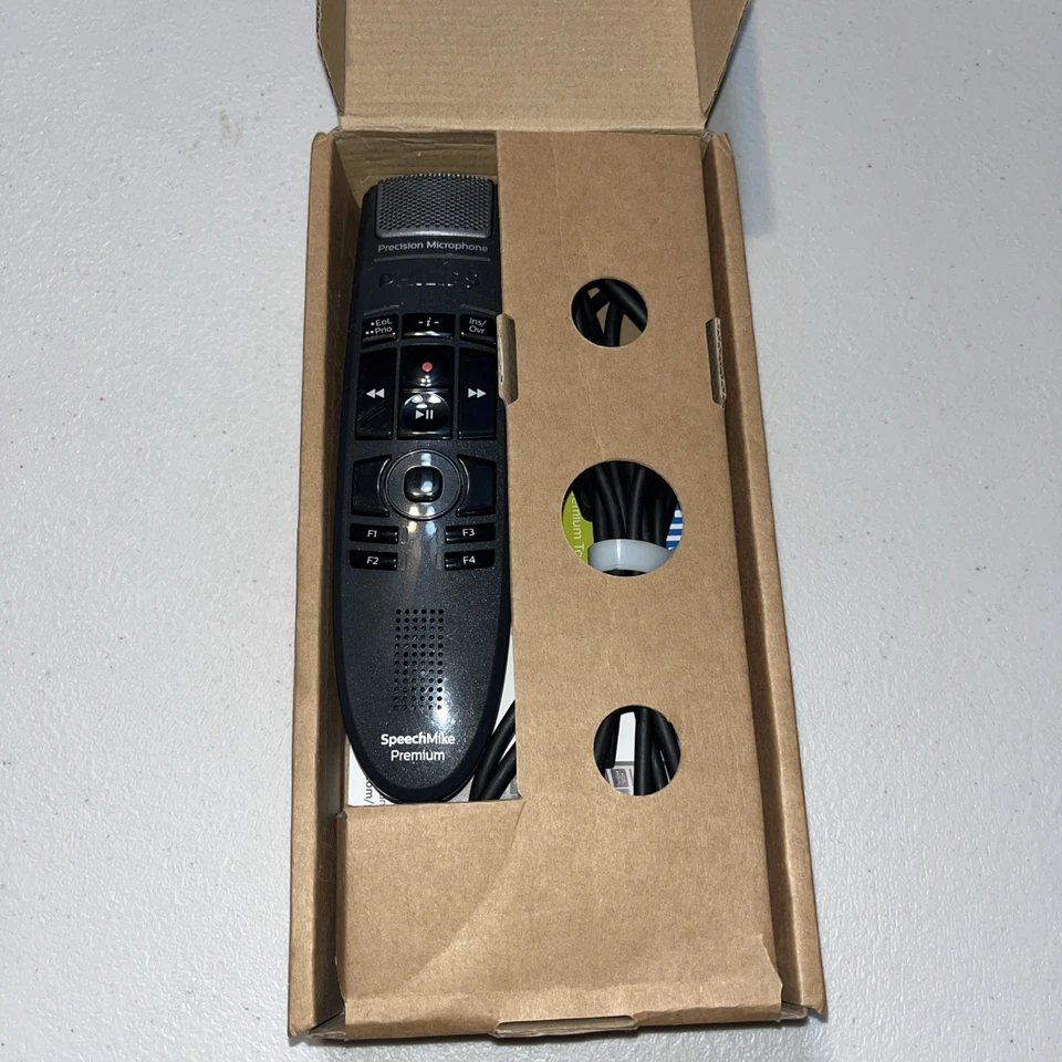 Philips SMP3700/00 SpeechMike Premium USB Dictado Micrófono con Cable Foto 3 de 4