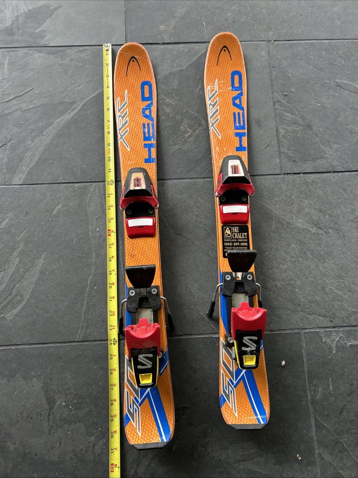 Head 50 XRC Sci Bambini 30 Pollici Attacchi Salomon Super Leggeri Usati