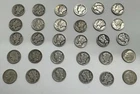 lot of 30 Silver Dimes Mercury & Roosevelt 90% Silver