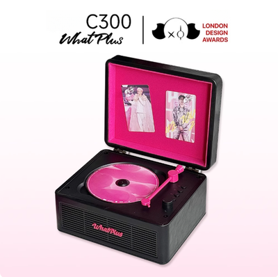 WhatPlus Portable CD Player C300 Bluetooth Wireless Classic