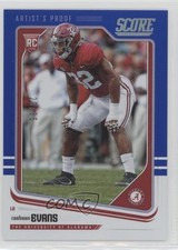 2018 Score Rookies Artist's Proof 20/35 Rashaan Evans #345 5kz