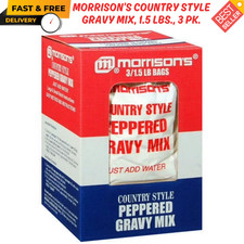 Morrison's Country Style Gravy Mix, 1.5 lbs., 3 pk. Peppered, NEW, FREE SHIPPING