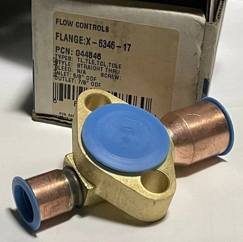 Emerson X-6346-17 Flow Controls TL TLE TCL TCLE Straight Thru Flange PCN 044846
