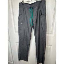 FIGS Kade Cargo Scrub Pants Men's M Tall Gray Technical Collection Straight Leg
