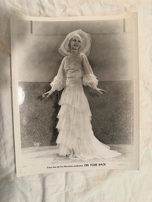 1930 On Your Back Vintage Photo Irene Rich Pre-Code Fashion Max Munn Autrey 8x10