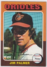 1975 Topps Set-Break #335 Jim Palmer EX