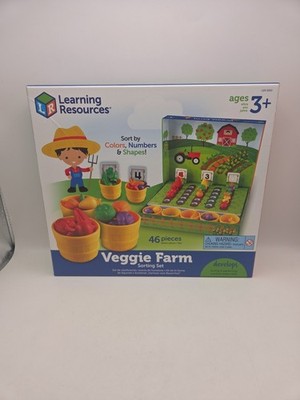 Learning Resources Veggie Farm Sorting Set 46 Piece Color Recognition Toy