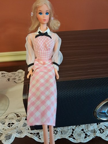 COOL 1966~ Twist N Turn Mattel Marlo/Barbie ~ Taiwan ~ ORIGINAL Dress~ EUC!