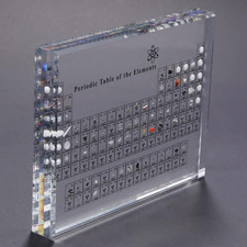 Periodensystem Acryl Echte Elemente 83 Stück...