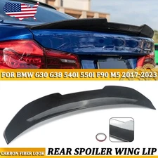 PSM Style Rear Trunk Spoiler Wing For 2017-2023 BMW G30 530i 540i M550i F90 M5