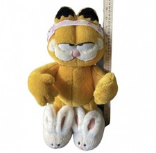 Bedtime For Garfield Plush Incomplete Signed Jim Davis
