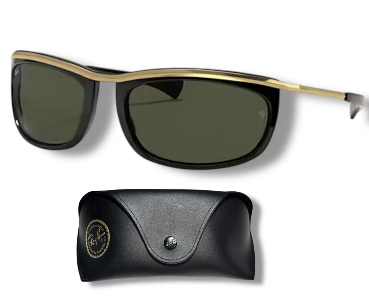 Ray Ban RB2319 901/31 Olympian I Polish Black G15 Green Sunglasses