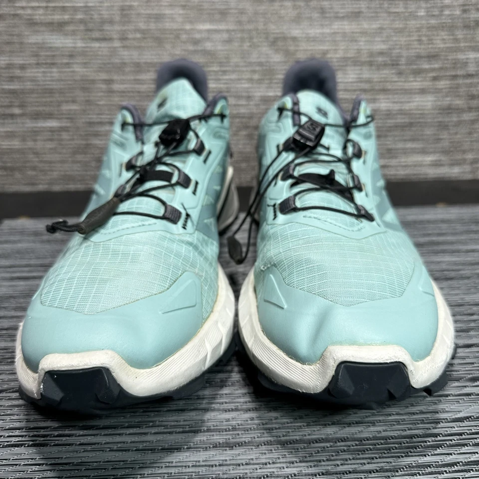 Salomon Speedcross 4 Mujer Talla 10.5 Azul Verde Zapatos para Correr Senderismo Tenis Foto 4 de 4