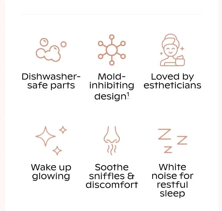 CANOPY Bedside Humidifier White 36 HR Run Time 2.5L Capacity - - Image 4 of 4