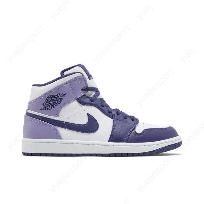 ミッド NIKE W AIR JORDAN 1 MID パープル/ホワイト 新品 8/1発売｜Nike Air Jordan 1 Mid 