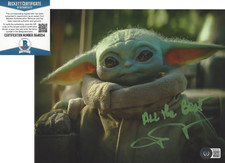 JOHN ROSENGRANT SIGNED 8x10 PHOTO YODA THE MANDALORIAN STAR WARS BAS BECKETT COA