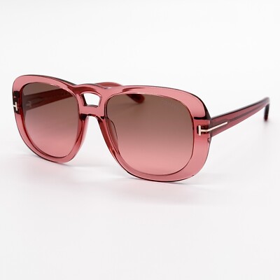 サングラス Tom Ford Sunglasses TF1051K 72T Pink Big Frame Asian Fit Tom Ford FT0711 S (53 - 20) with Pink lenses and Pink frame