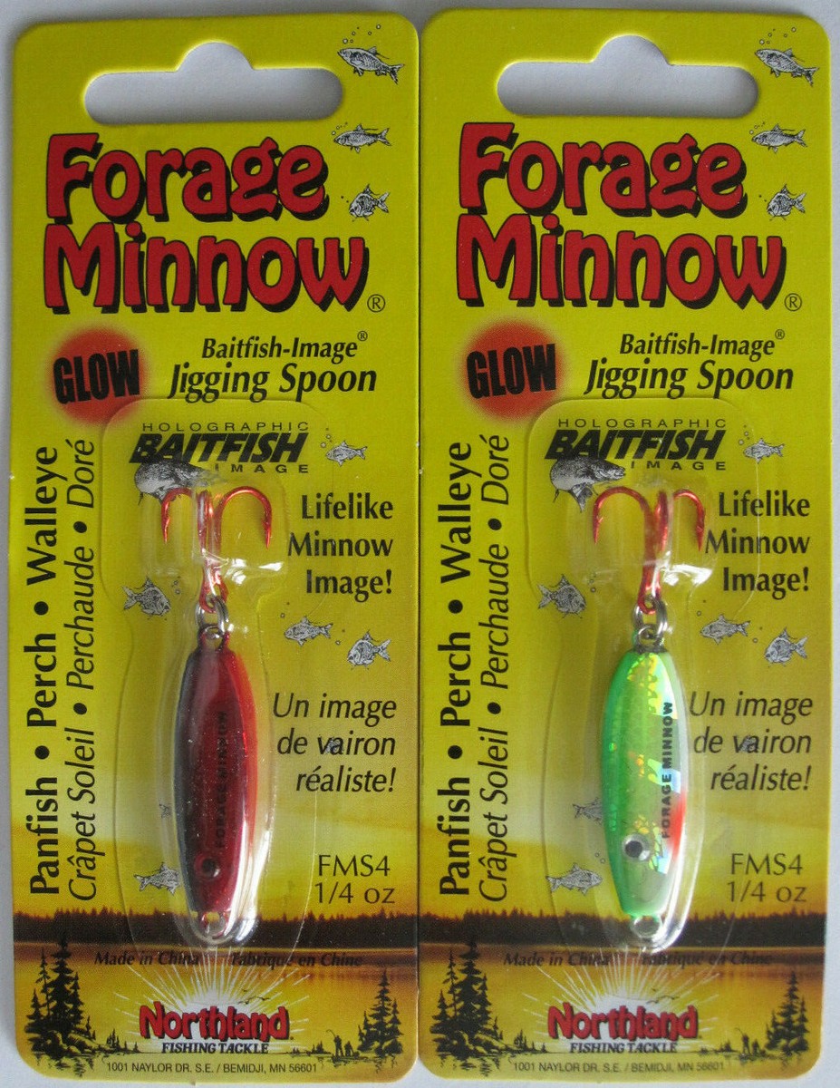 Northland Tackle FORAGE MINNOW JIGGING SPOON 1/4 Two