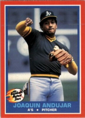 A7694- 1987 Fleer Hottest Stars BB Karte #S 1-44 -du Pick- 15 + Gratis US Schiff