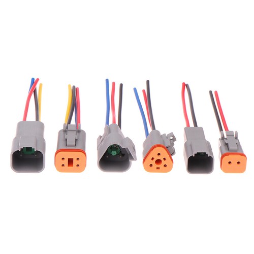1 Set DT Auto Connector DT06-2S/DT04-2P 3P 4P 6P 8P Male Female Plug Socket - Afbeelding 8 van 13