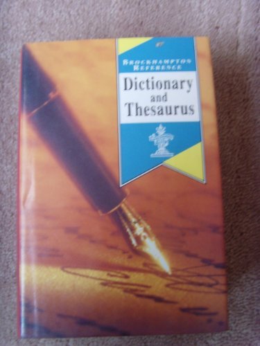 Dictionary and Thesaurus (Brockhampton Reference Series (Mini Bumper)),Unnamed - Picture 1 of 1