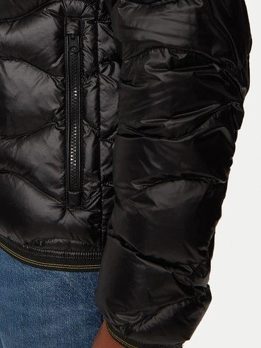 BLAUER PIUMINO UOMO GOCCIA CON CAPPUCCIO art. 24WBLUC03030 - BIANCO e NERO - Imagen 4 de 15