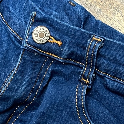 Girls Distressed Bell Bottom Boutique Flare Jeans Boho Festival Ruffle Denim Sz8 - Picture 5 of 8