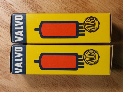 Perfectly Matched Pair of Amperex (Valvo lbl) 7316 ECC186 NOS NIB Vacuum Tubes - Picture 7 of 11