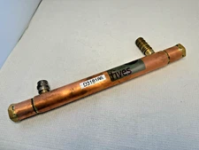 Fives Energy Group Small Copper Shell & Tube Heat Exchanger 15" Long OAL