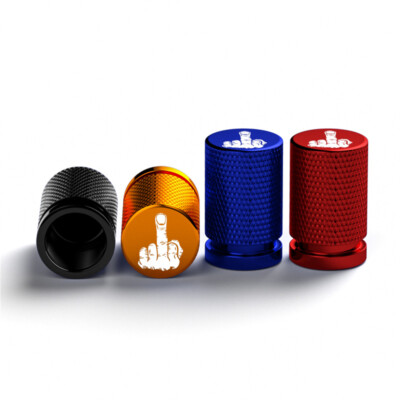 Middle Finger Car Rim 4Pcs Middle Finger Car Truck Wheel Tire Cap Air Valve Stem Cover ...