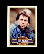 Jim Zorn Hand Signed 1980 Topps Seattle Seahawks Autograph