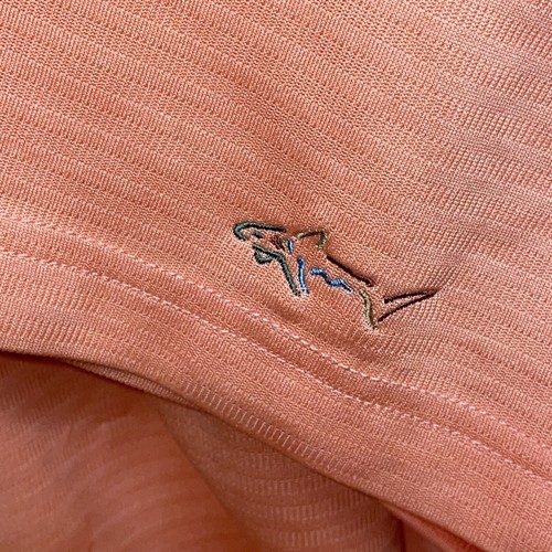 Greg Norman Polo Play Dry Men's Orange Golf Shirt Size XL - Picture 4 of 6