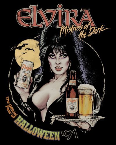 Elvira Mistress Of The Dark Movie Halloween Basic black vtg T shirt S-5XL