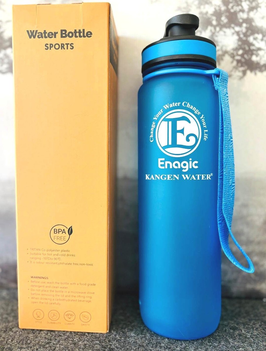 Enagic Kangen Leveluk Water Bottle Blue Eastman Tritan BPA Free