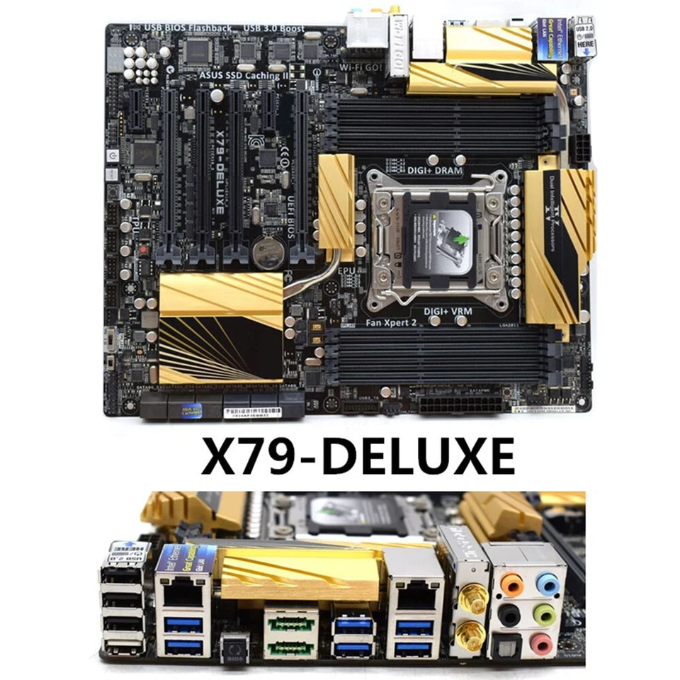 For ASUS P9X79 LE /PRO/WS/X79-DELUXE RAMPAGE IV FORMULA ATX Motherboard DDR3 - Image 3 of 4
