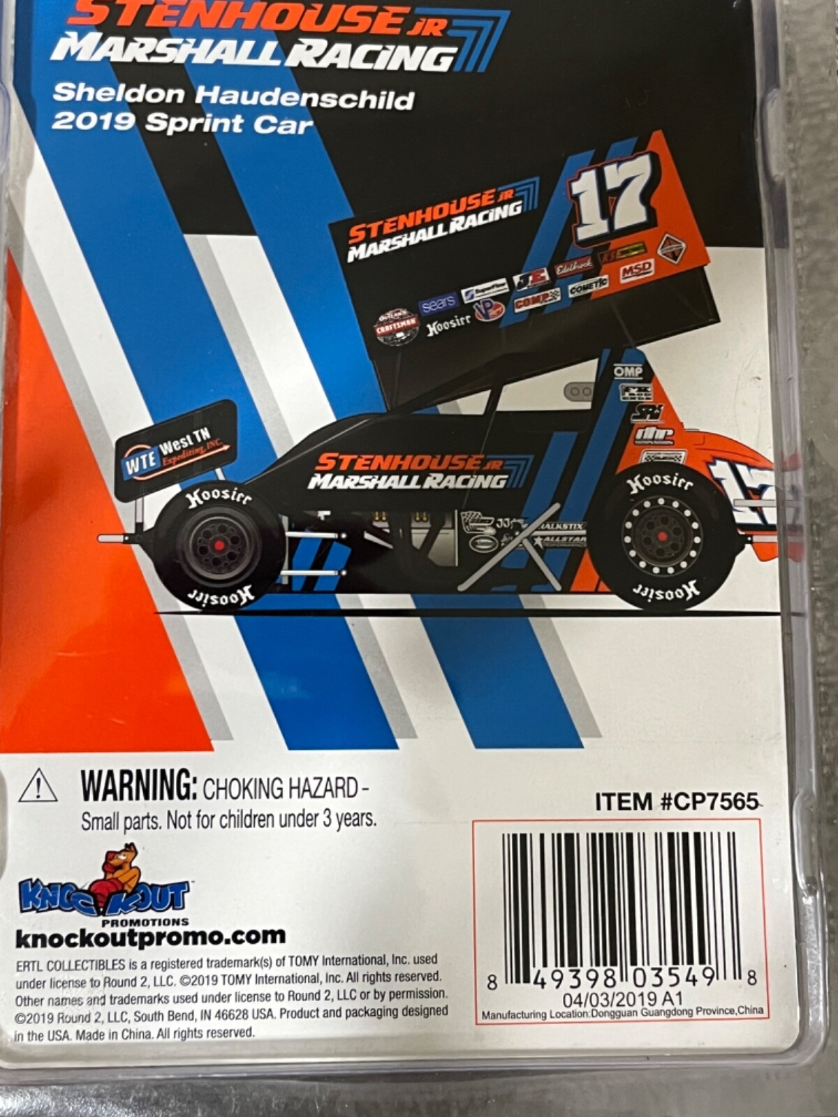 World Of Outlaws 2019 Sheldon Haudenschild Nos 17 autographed Sprint