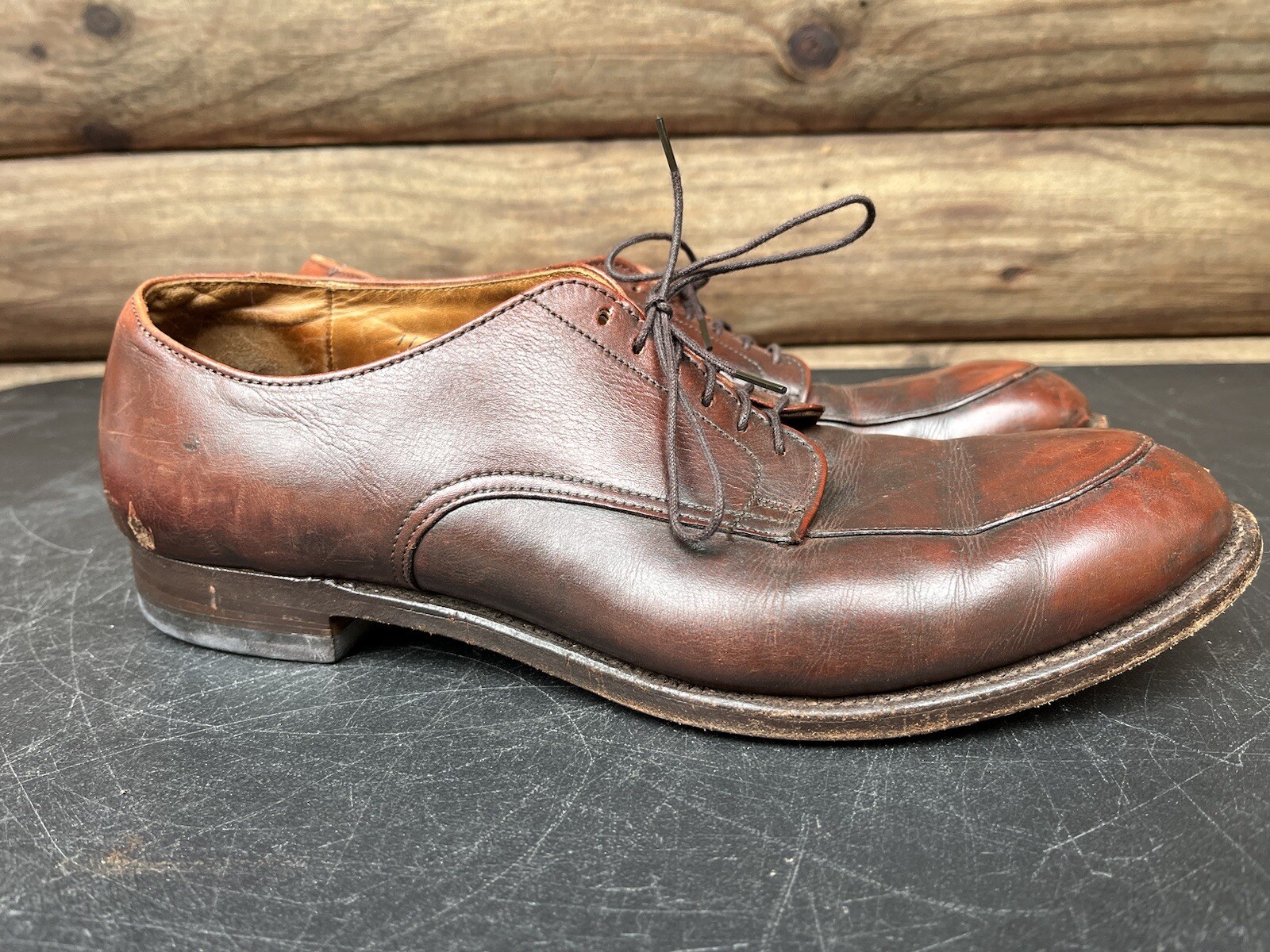 Alden 549 Brown Calfskin V-Tip Blucher