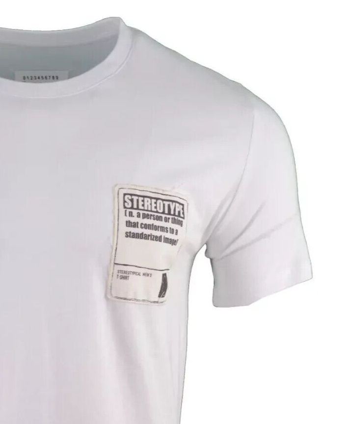 Maison Margiela T-Shirt M, XL Men Stereotype White Patch Martin