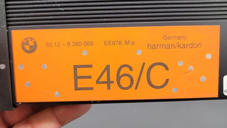 ⭐ 00-06 Bmw E46 325ci 323ci 330ci M3 Convertible Harman Kardon Amplificador Fabricante de Equipo Original Foto 3 de 4