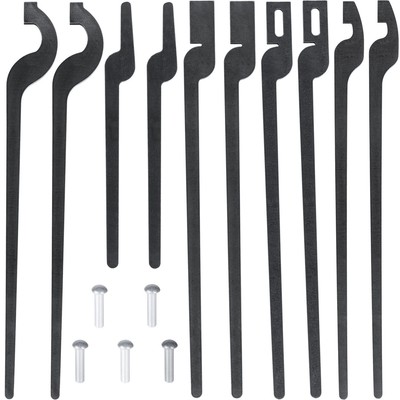 For Beginners or Blacksmith Five Types DIY Rapid Tongs Bundle Set with Rivets