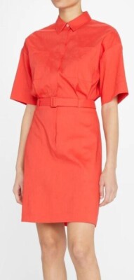 theory red linen dress Good Linen Sleeveless A-Line Wrap Dress