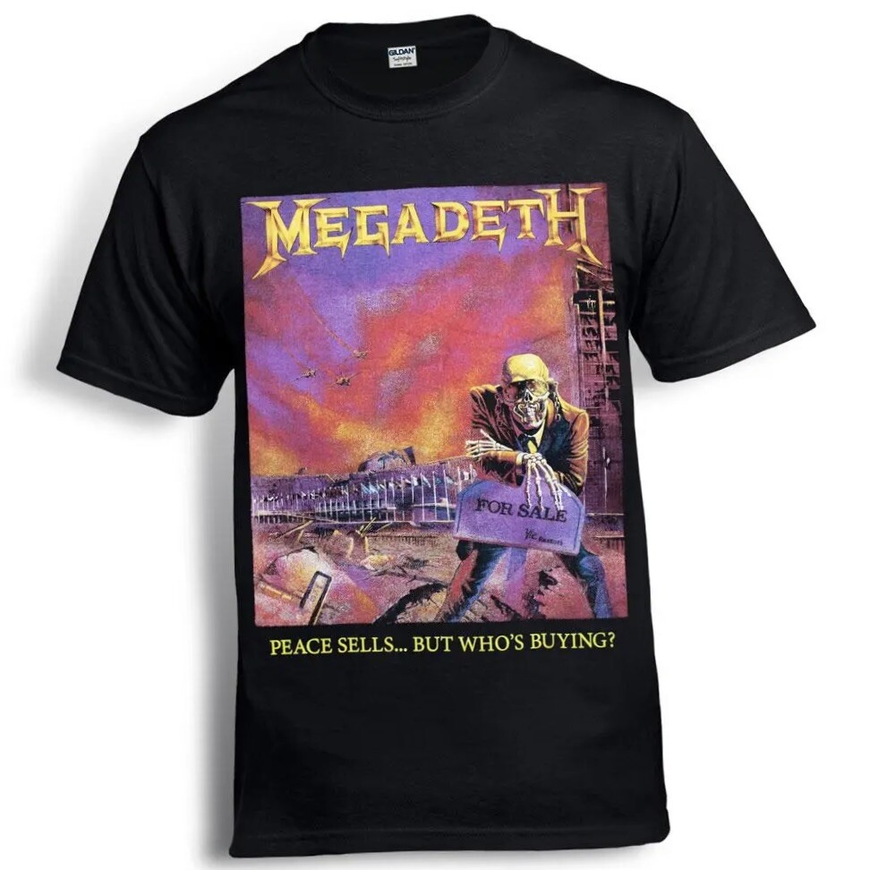 Tシャツ MEGADETH Peace sells, who’s buying? MEGADETH Peace Sell'sBut Who's Buying? Black T-Shirt | eBay