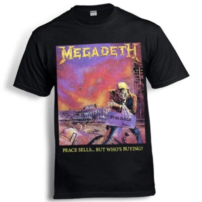 Tシャツ MEGADETH Peace sells, who’s buying? MEGADETH Peace Sell'sBut Who's Buying? Black T-Shirt | eBay