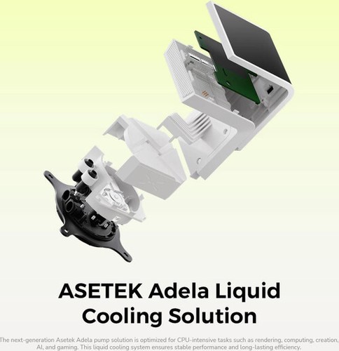 TRYX SE 360 ARGB 360mm AIO Rotatable MOLED Curved Screen 3D Cooler Asetek Adela - Picture 14 of 17